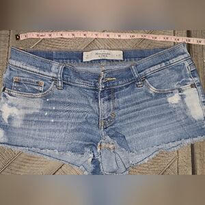 Abercrombie & Fitch Distressed Denim Shorts
